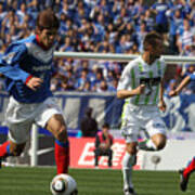 Yokohama Marinos V Shonan Bellmare - J. League Soccer #2 Art Print