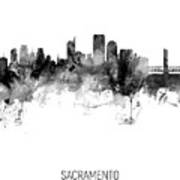 Sacramento California Skyline #20 Art Print