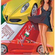 2015 Atlanta Italian Car Day Poster Art Print
