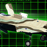 22. F-35ib Barak Ii Addc Art Print