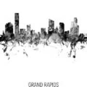 Grand Rapids Michigan Skyline #22 Art Print