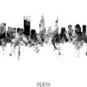 Perth Australia Skyline #22 Art Print