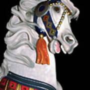 Carousel Horses Prints - Dapple Gray Ii Art Print