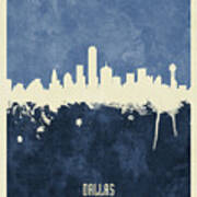 Dallas Texas Skyline #27 Art Print