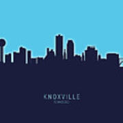 Knoxville Tennessee Skyline #28 Art Print