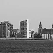 29/09/13 New Brighton. The Liverpool Waterfront. Art Print