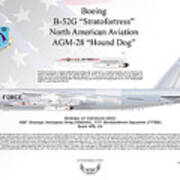 Boeing B-52G Stratofortress AGM-28 Hound Dog Jigsaw Puzzle by 