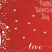 Happy Valentines Day Art Print