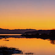 Twilight In Skagit Valley #3 Art Print