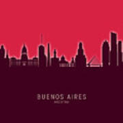 Buenos Aires Argentina Skyline #31 Art Print