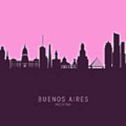 Buenos Aires Argentina Skyline #32 Art Print