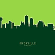 Knoxville Tennessee Skyline #32 Art Print