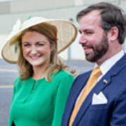 King And Queen Of The Netherlands Visit Luxembourg : Day One #33 Art Print