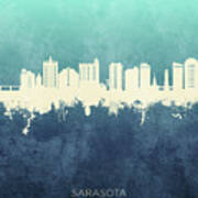 Sarasota Florida Skyline #34 Art Print