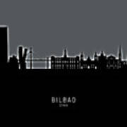 Bilbao Spain Skyline #35 Art Print