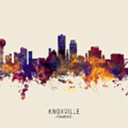 Knoxville Tennessee Skyline #36 Art Print