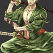 Roronoa Zoro One Piece #13 Jigsaw Puzzle by Enid Monahan - Pixels