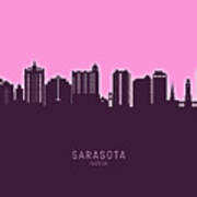 Sarasota Florida Skyline #42 Art Print