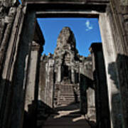 Bayon Temple. Angkor Wat. Cambodia #5 Art Print
