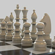 Chess Board Setup #1 Digital Art by Allan Swart - Pixels