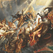 The Fall Of Phaeton By Peter Paul Rubens   #1 Art Print