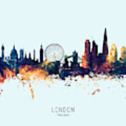 London England Skyline #61 Art Print
