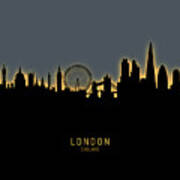 London England Skyline #63 Art Print