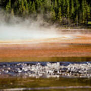 Grand Prismatic Spring In Yellowstone National Park #69 Art Print