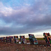 Cadillac Ranch On Historic Route 66 In Amarillo Texas #7 Art Print