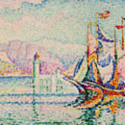 Antibes Morning By Paul Signac Art Print