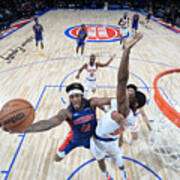 New York Knicks V Detroit Pistons #8 Art Print
