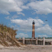 Morris Island Lighthouse - Charleston South Carolina - Edge Of America #1 Art Print
