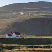 9g0a1303  Rural Church - Westfjords Art Print