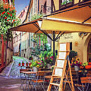 A Colorful Corner Of Strasbourg France Art Print