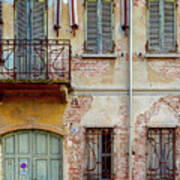 A Faded Facade Art Print