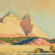 A View Of Mount Carmel, Utah Art Print