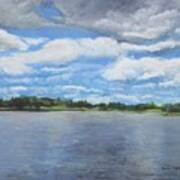 A View On The Maurice River Art Print