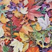 Abstract Autumn Art Print