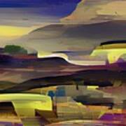Abstract Landscape 0622 Art Print
