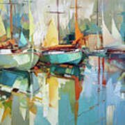 Abstract Sails 1 Art Print