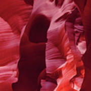 Abstract Sandstone Detail Lower Antelope Slot Canyon Arizona Art Print