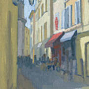 Aix-en-provence Street Scene, Aix-en-provence, France Art Print