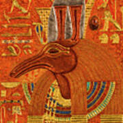 Akem-shield Of Sutekh Who Is Great Of Strength Art Print