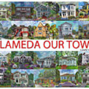 Alameda Our Town Art Print