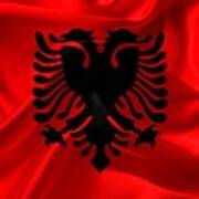 Souvenir New Albania/Albanian/Hand or Desktop Country Flag 