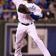 Alcides Escobar Art Print