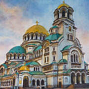 Alexander Nevsky Cathedral, Sofia Art Print