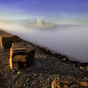 Almost Heaven... Early Morning Fog At South Holston Art Print