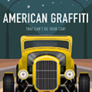 American Graffiti - Alternative Movie Poster Art Print