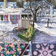 Amish Winter Art Print